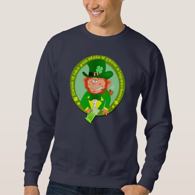 Sweatshirt La boisson qu'il vous aiment l'a volé chemise (Devant)