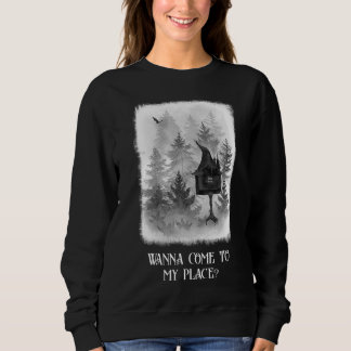 Sweatshirt La cabane de Baba Yaga Halloween effrayant