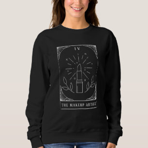Sweatshirt La Carte de Tarot de l'Artiste Maquilleuse Vintage