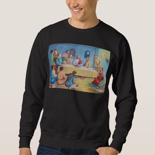 Sweatshirt La Cène : Jésus et les disciples (Devant)