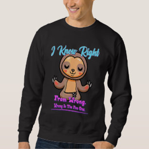 Sweatshirt La citation de sarcasme amusante de The Fun One Fu