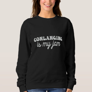 Sweatshirt La conlangue est mon truc