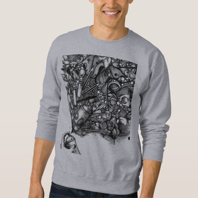 Sweatshirt La créativité à elle est la meilleure (Devant)