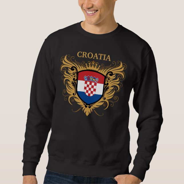 Sweatshirt La Croatie [personnalisez] (Devant)