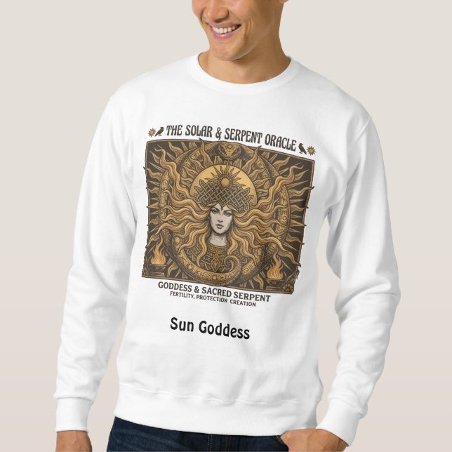 Sweatshirt La Déesse Solaire (Devant)