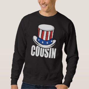 Sweatshirt La famille Casquette de Cousin 4 juillet Oncle Sam