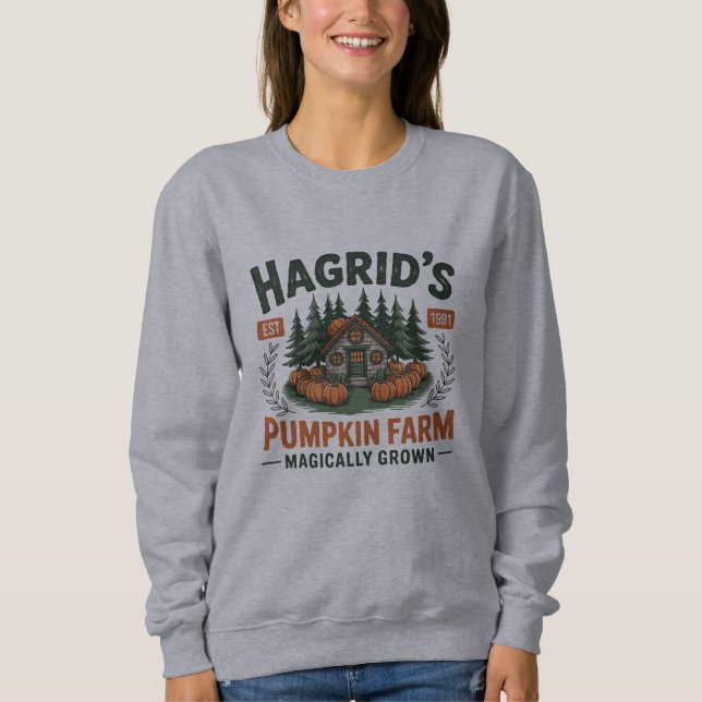 Sweatshirt La ferme Citrouille d'Hagrid (Devant)