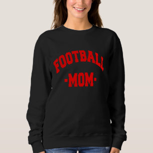 SWEATSHIRT LA FÊTE DE LA MÈRE AMÉRICAINE DE FOOTBALL LADIE LE