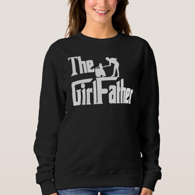 Sweatshirt La Fille Père Papa Filles Papa Fille Papa Fille Fi (Devant)