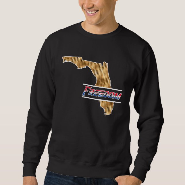 Sweatshirt La Floride est une oasis de liberté (Devant)