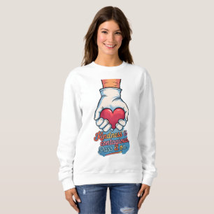 Sweatshirt "La gentillesse est contagieuse - L'amour répandu"