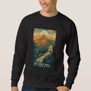 Sweatshirt La Grande Muraille De La Chine Souve Vintage voyag