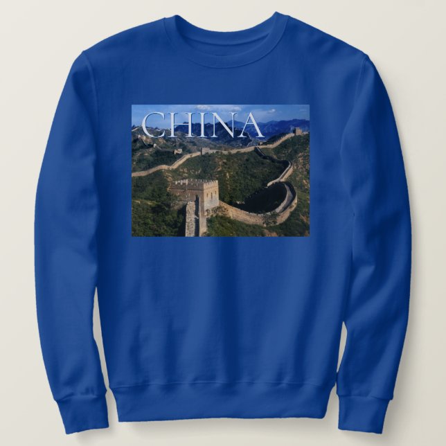 Sweatshirt La Grande Muraille | Jinshanling, Chine (Design devant)