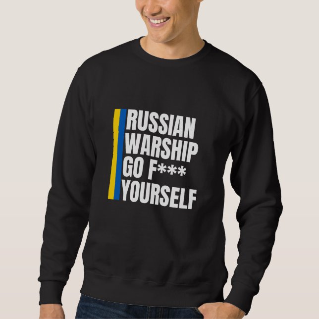 Sweatshirt La Guerre Russe Va De Vous-Même Essentiel (Devant)