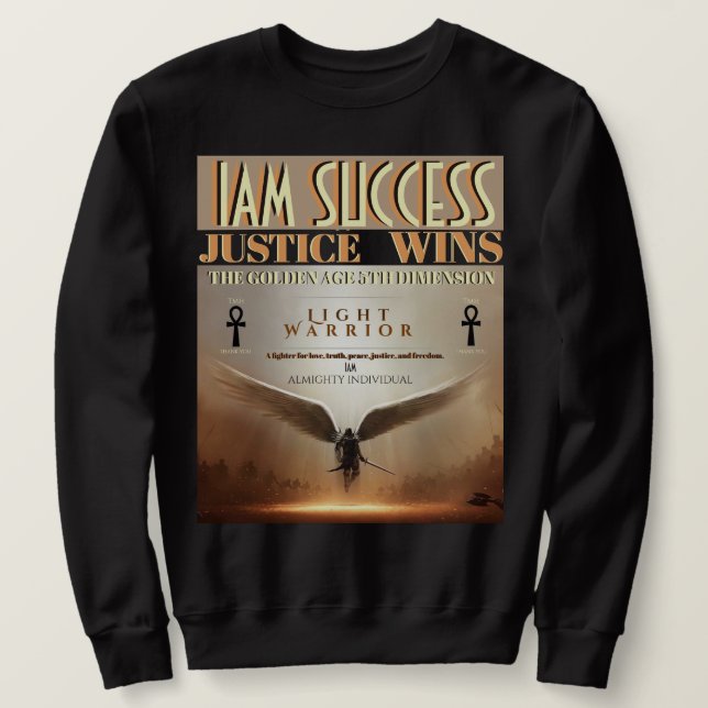 SWEATSHIRT LA JUSTICE GAGNE (Design devant)