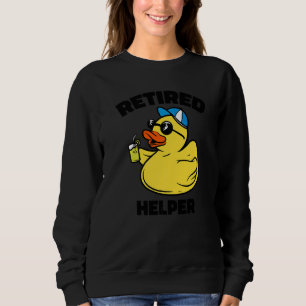 Sweatshirt La légende a pris sa retraite Aide 1