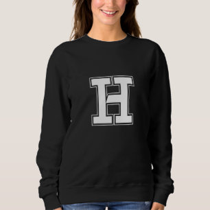 Sweatshirt La lettre H Pour composer des mots