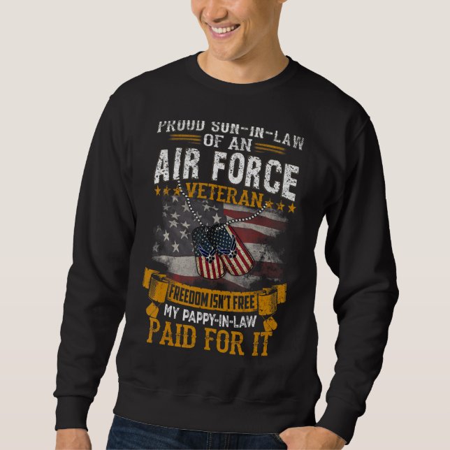 Sweatshirt La liberté des vétérans n'est pas libre Ma belle l (Devant)