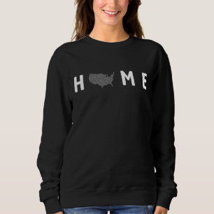 Sweatshirt La maison est l'Amérique