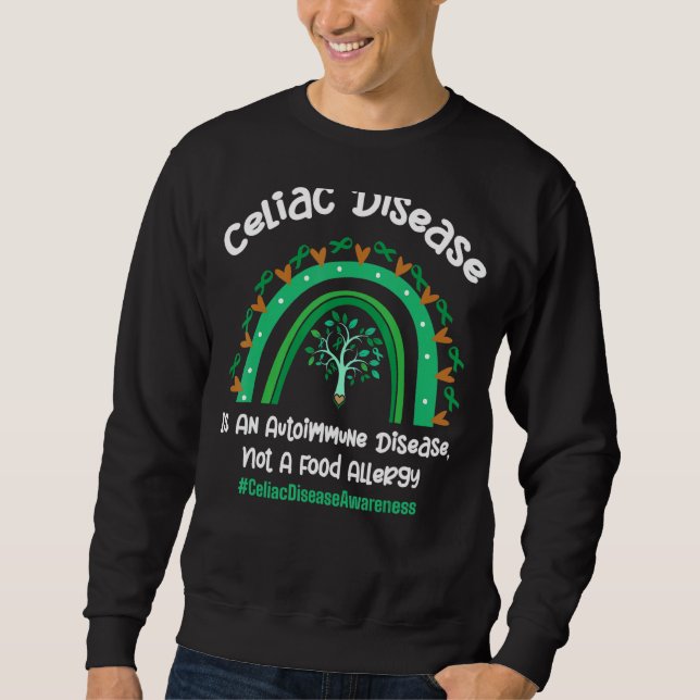 Sweatshirt La Maladie Céliaque Est Une Maladie Autoimmune Non (Devant)