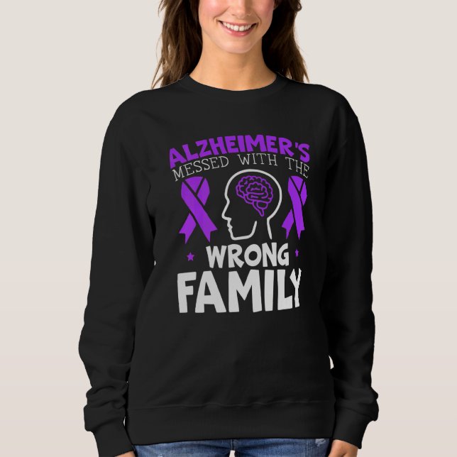 Sweatshirt La maladie d'Alzheimer est embêtée par la mauvaise (Devant)