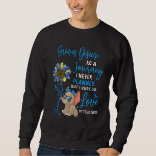 Sweatshirt La Maladie Des Graves D'Éléphant Est Un Voyage Que
