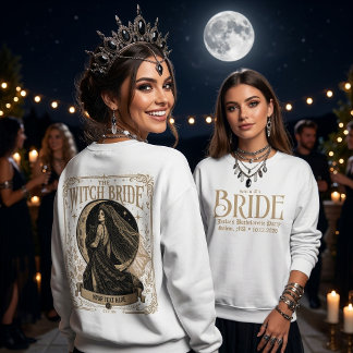 Sweatshirt La mariée sorcière enterrement de vie de jeune fil