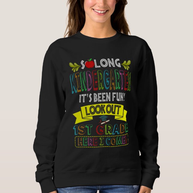 Sweatshirt La maternelle est longue, regardez l'agriculture d (Devant)