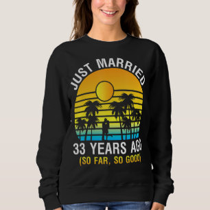 Sweatshirt La Mémoire De La Femme De Mari Mariée Il Y A 33 An