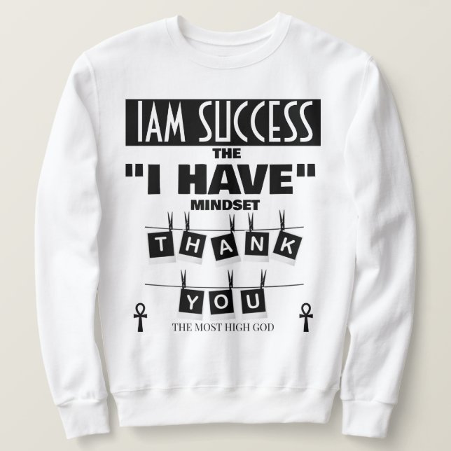 SWEATSHIRT LA MENTALITÉ JE POSSÈDE (Design devant)