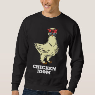 Sweatshirt La mère de Silkie Chicken Chicken Funny Chicken Fa