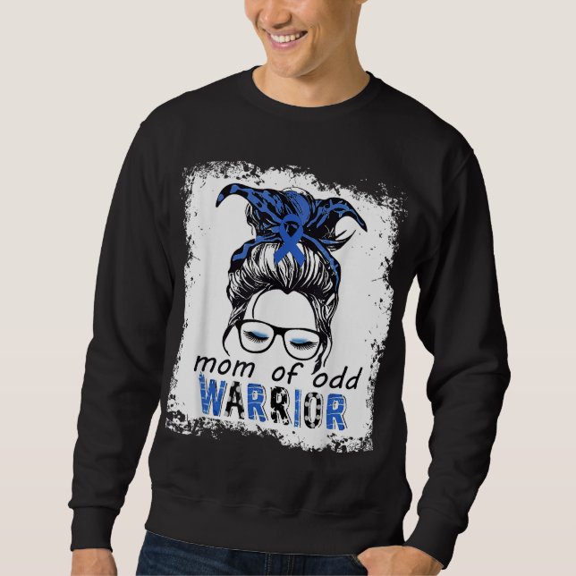 Sweatshirt La mère d'enfants avec le défiance de l'opposition (Devant)