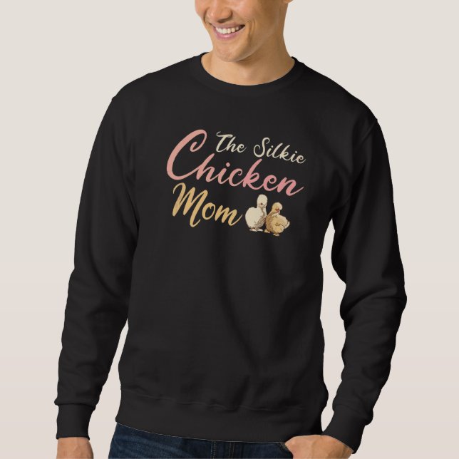 Sweatshirt La mère du poulet Silkie (Devant)