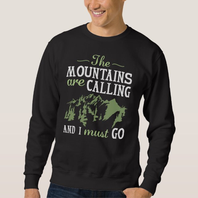 Sweatshirt La Montagne Appelle (Devant)