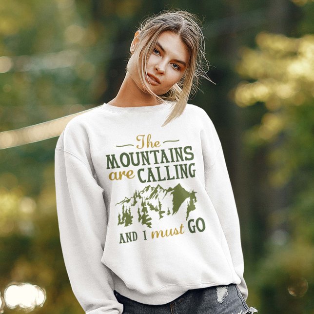 Sweatshirt La Montagne Appelle (Créateur téléchargé)