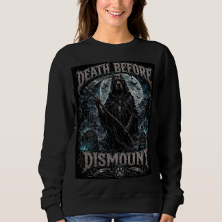 Sweatshirt La mort avant de démonter Grand Danois Faucheur Mo
