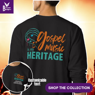 SWEATSHIRT LA MUSIQUE ÉLÉGANTE DE GOSPEL EST MON PATRIMOINE
