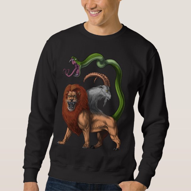 Sweatshirt La mythologie grecque Chimera (Devant)