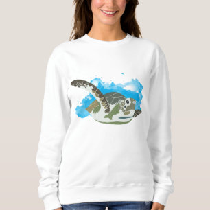 Sweatshirt La natation des tortues de mer