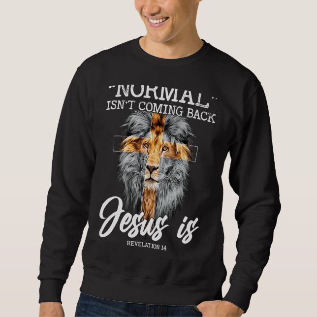 Sweatshirt La normale ne revient pas (Devant)