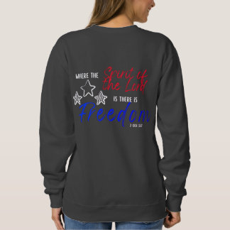 Sweatshirt Là où l'Esprit du Seigneur est la liberté