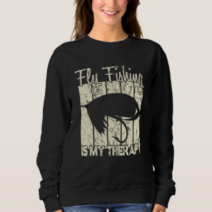 Sweatshirt La Pêche À La Volée Est Ma Thérapie 1