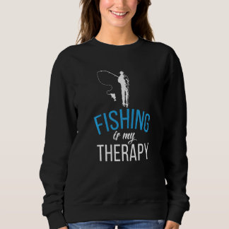 Sweatshirt La pêche est mon traitement La pêche à la ligne