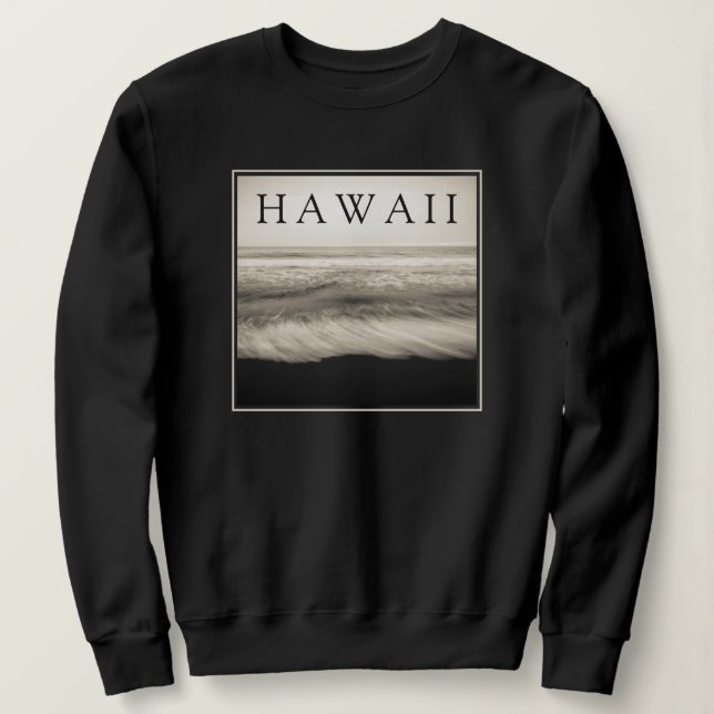 Sweatshirt La plage de Big Island Hawaï (Design devant)
