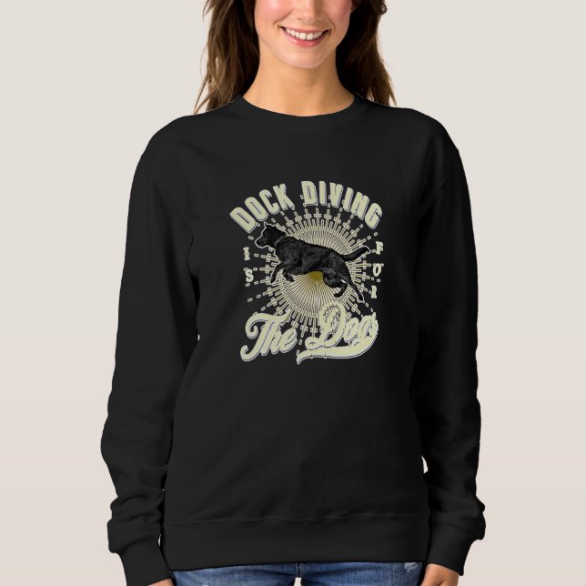 Sweatshirt La Plongée À Dock Est Pour Les Chiens De Chiot Du  (Devant)
