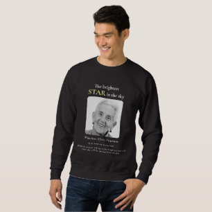 Sweatshirt la plus brillante star photo pull funéraire