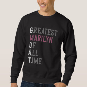 Sweatshirt La plus grande Marilyn de tous les temps  GOAT  Ma