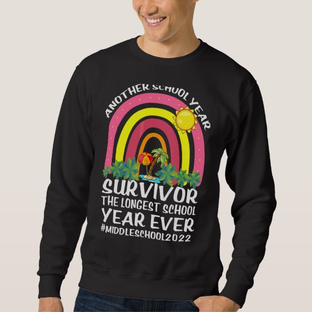 Sweatshirt La Plus Longue Année Scolaire Jamais Une Autre Ann (Devant)