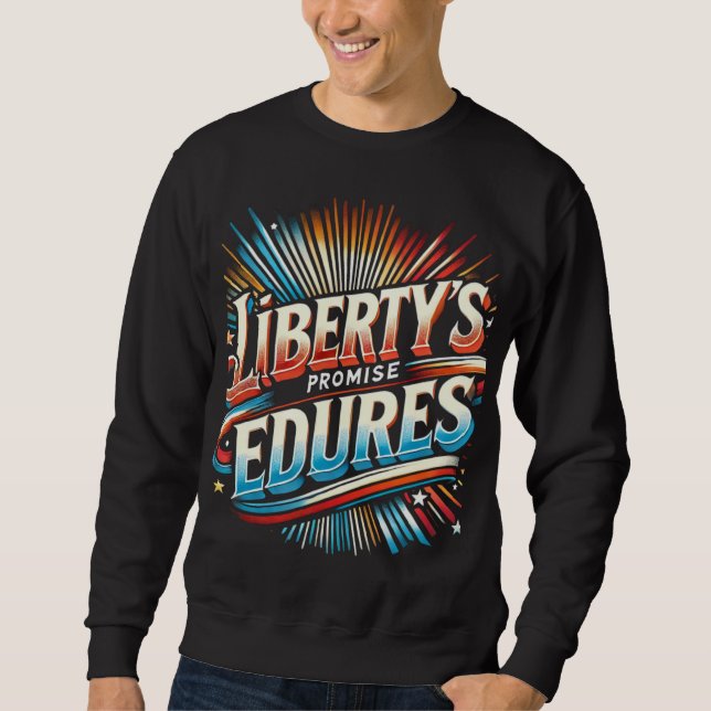 Sweatshirt La promesse de la liberté prend fin (Devant)