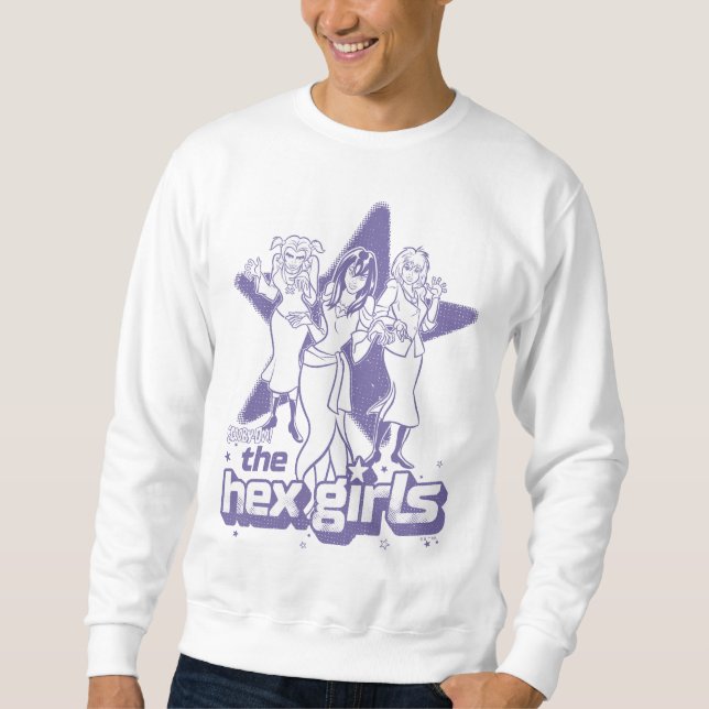 Sweatshirt La puissance étoilée des filles hexagonales (Devant)